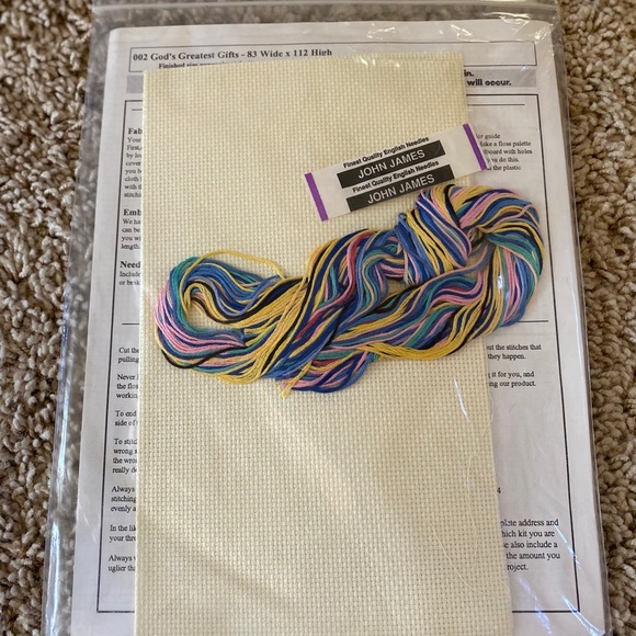 Babies Greatest Gift Counted Cross-Stitch Kit NWT - Picture 3 of 3